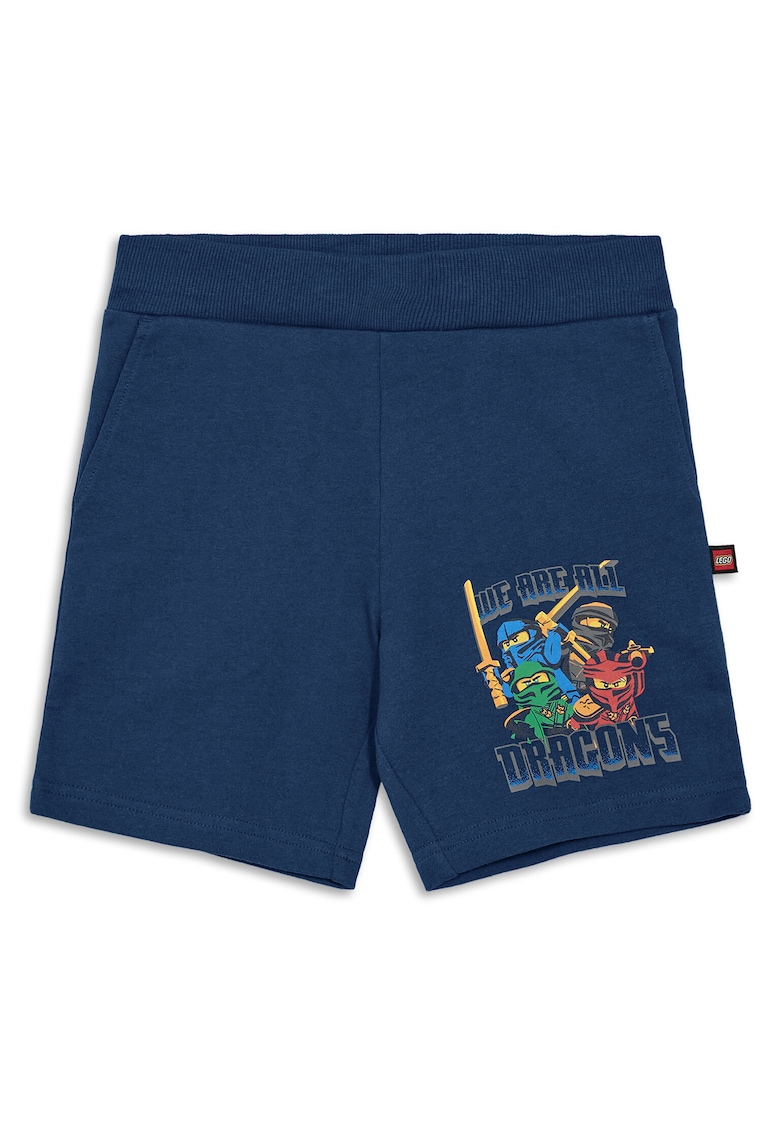 Спортни шорти за момчета 12011466 - Органичен памук - Тъмносин - Тъмносин LEGO