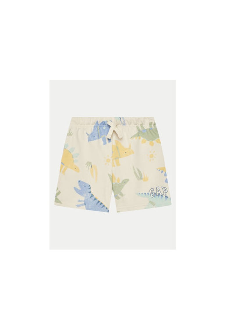 Спортни шорти за момчета - 725235-05 - Памук/Полиестер - Бежов - Бежов GAP