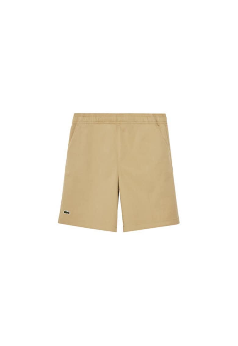 Спортни шорти за момчета - FJ5242 - Памук - Бежов - Бежов Lacoste