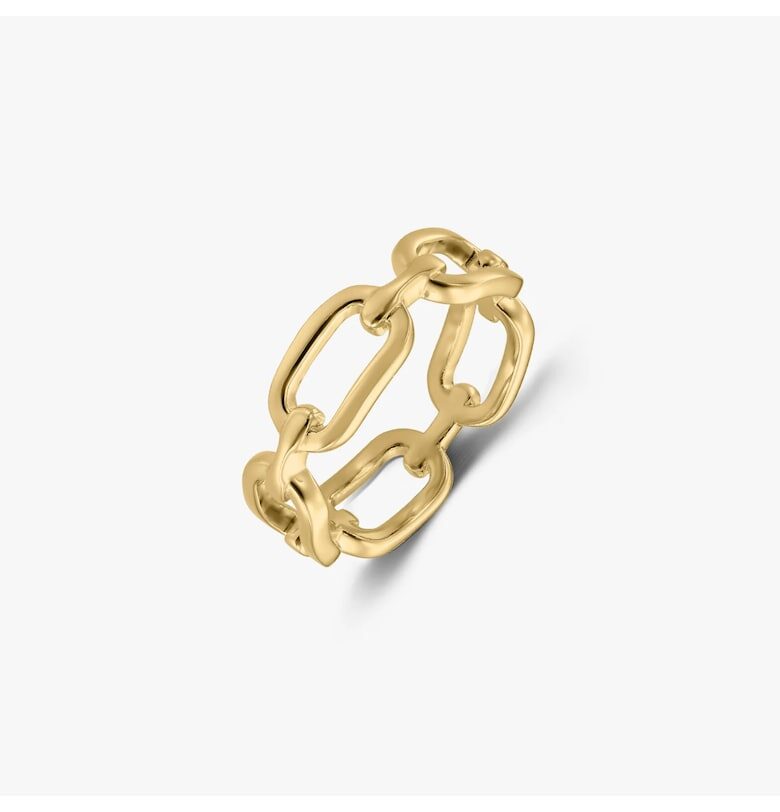 Сребърен пръстен Golden Chain INDIRA