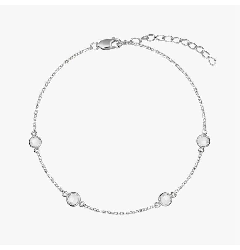 Сребърна гривна Birthstonedwqf INDIRA