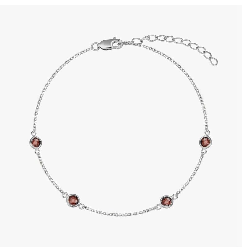 Сребърна гривна Birthstonedwqf INDIRA