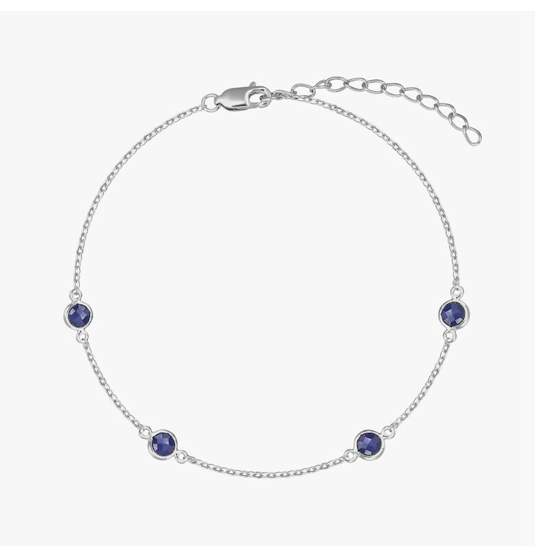 Сребърна гривна Birthstonedwqf INDIRA