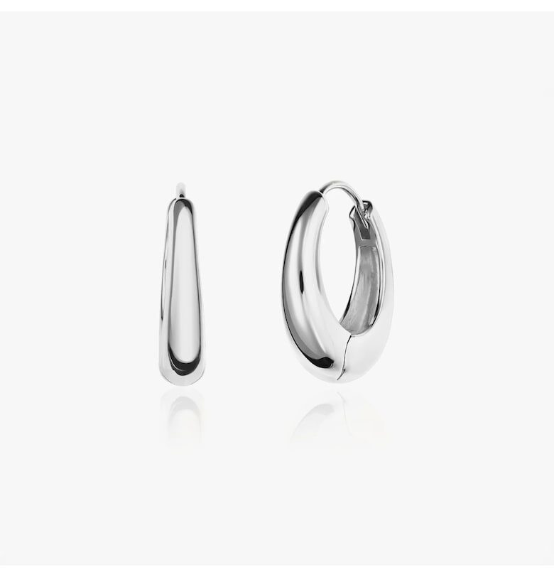 Сребърни обеци Maxi Dome INDIRA