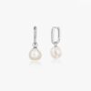 Сребърни обеци Parfait - Естествени перли INDIRA