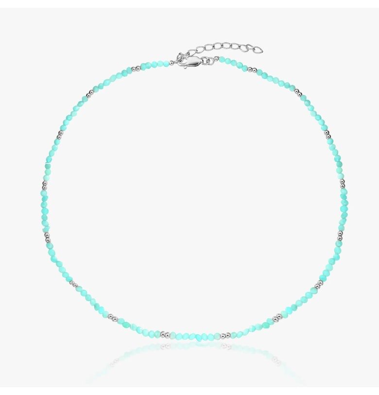 Сребърно колие SummerScape - Амазонит INDIRA