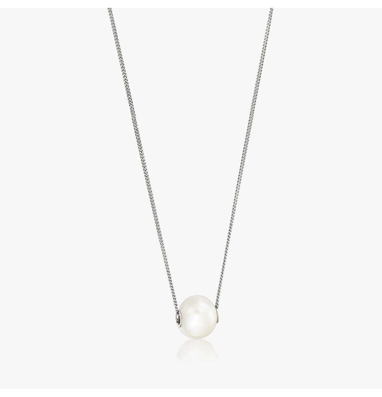 Сребърно колие Рут - Естествени перли INDIRA