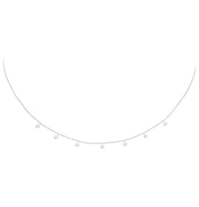 Сребърно колие с висулки LA PETITE STORY