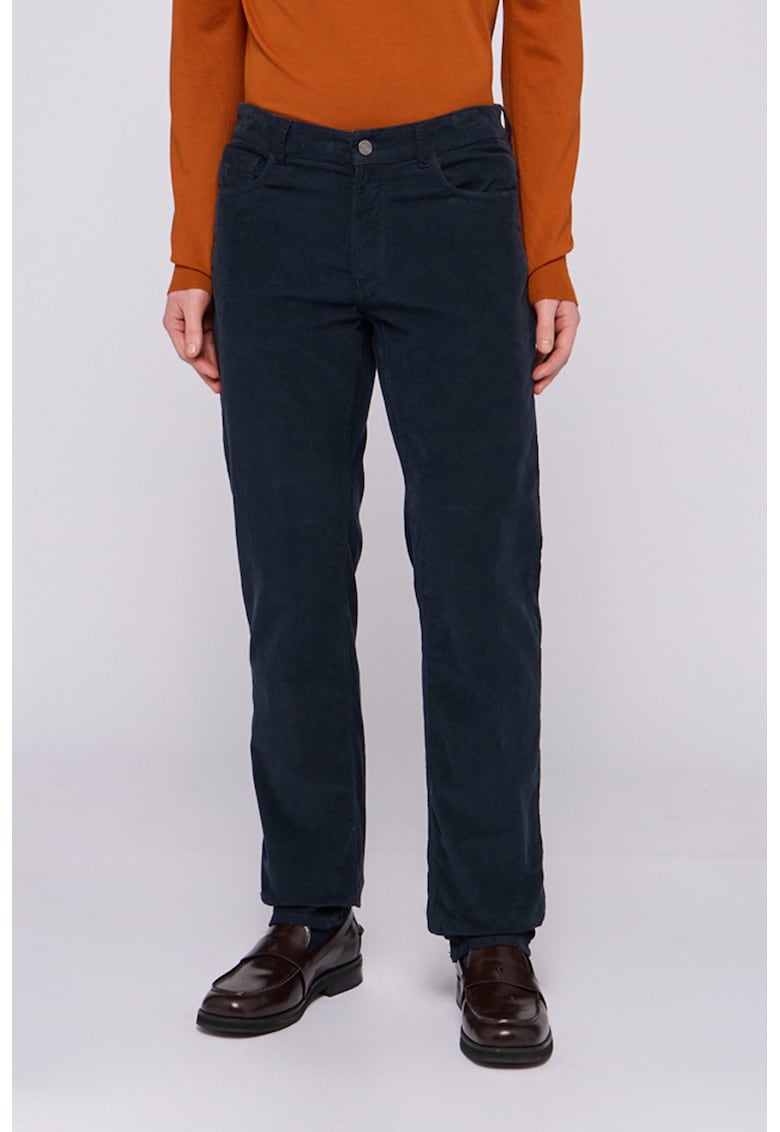 Стандартен панталон с джобове - Черен Trussardi