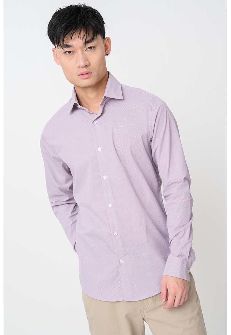 Стандартна риза - Лилав CALVIN KLEIN