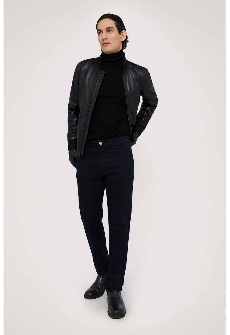 Стандартни дънки с миди талия - Ултрамарин синьо Trussardi