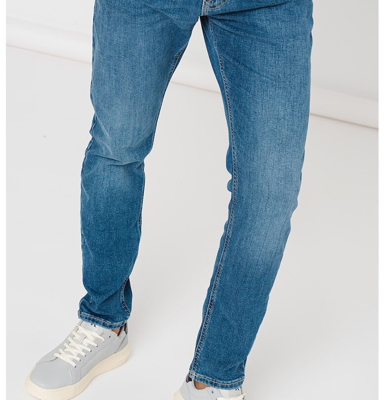 Стандартни дънки със средна талия - Тъмносин Tommy Jeans