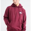 Стандартно худи с лого - Червен/Бордо Tommy Jeans