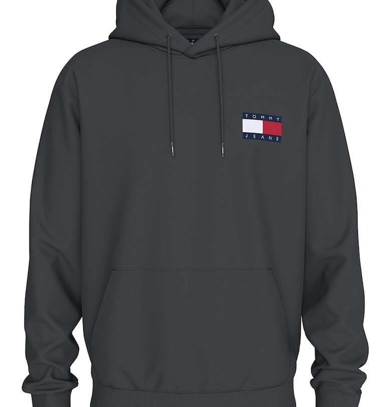 Стандартно худи с лого - Антрацитно сиво Tommy Jeans
