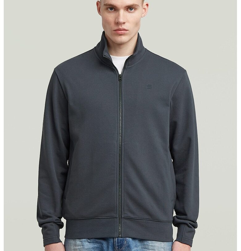 Суитшърт Nifous с цип и памук - Сив G-STAR