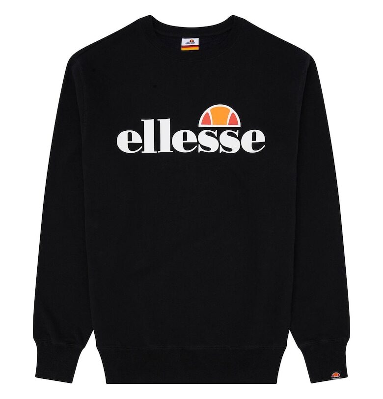 Суитшърт Succiso с овално деколте и лого - Черен ELLESSE