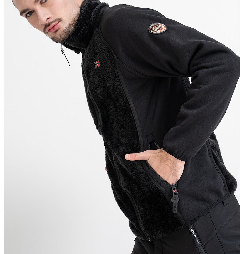 Суитшърт Titanoz с цип - Черен Geo Norway