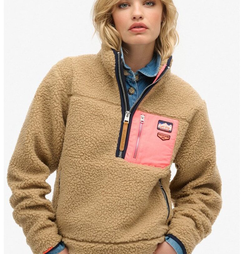 Суитшърт Vintage Retro с къс цип Superdry  Co