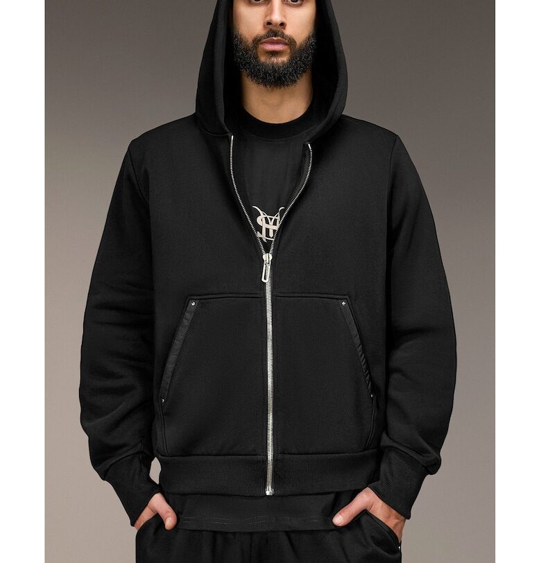 Суитшърт Произведено от Society – H16163 - Черен Made By Society