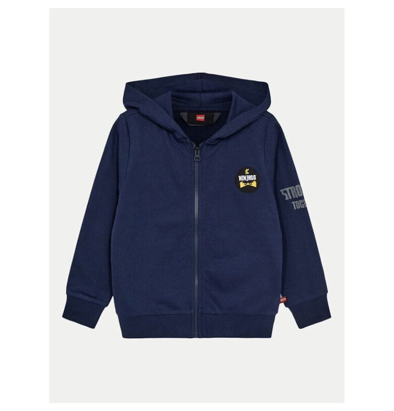 Суитшърт за момче -  304284717 - Органичен памук - Син - Син LEGO