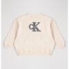 Суитшърт с лого - Светло бежово CALVIN KLEIN