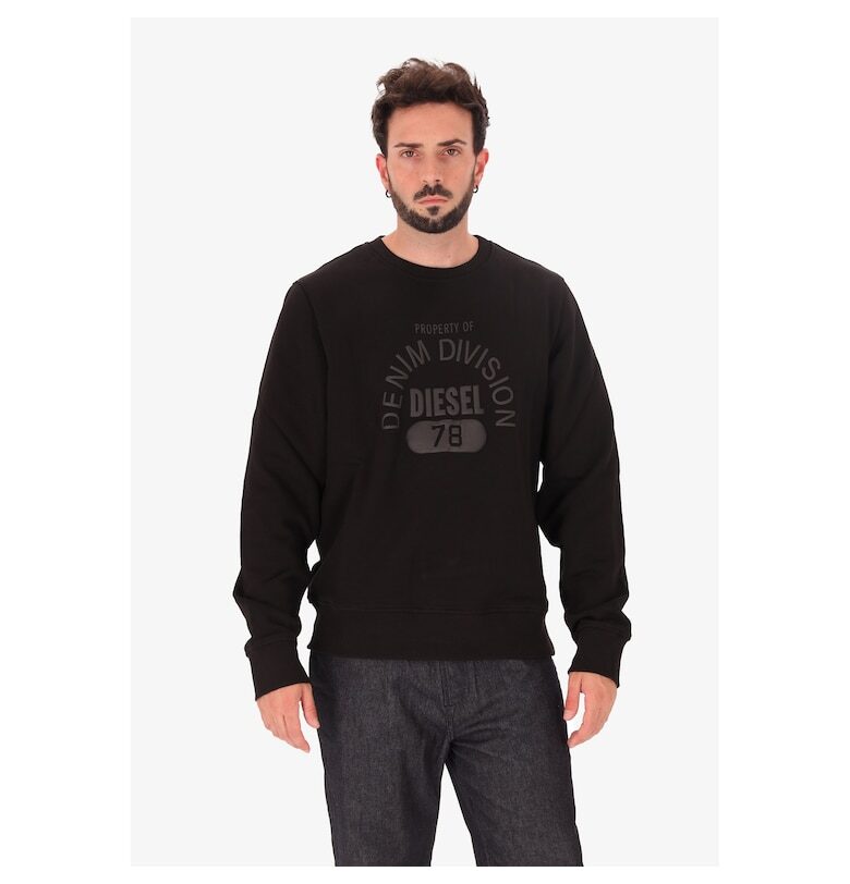 Суитшърт с лого - Черен Diesel
