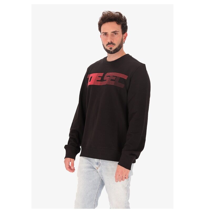 Суитшърт с лого - Черен Diesel