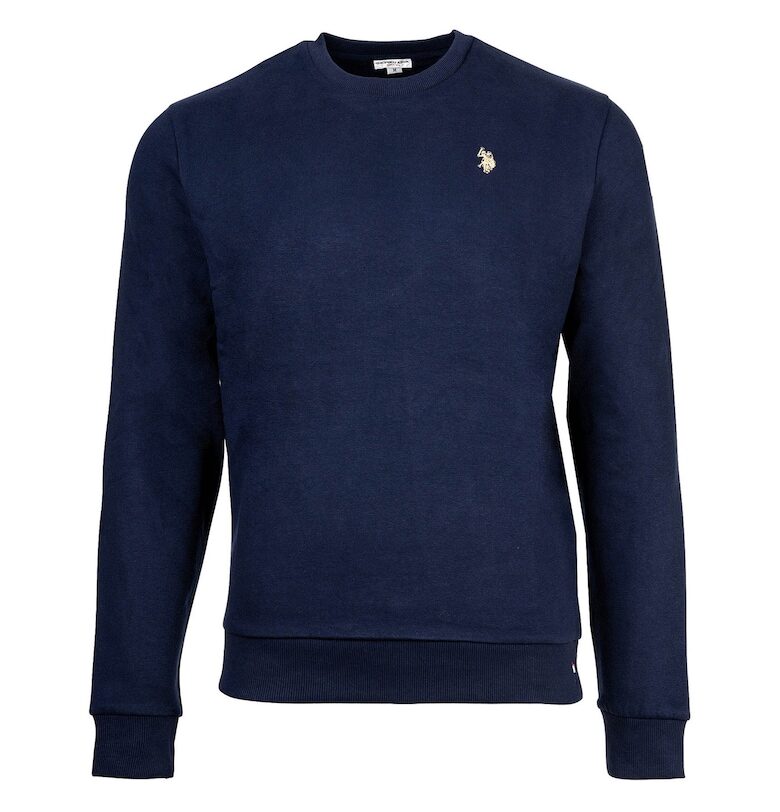 Суитшърт с лого - Тъмносин US Polo Assn