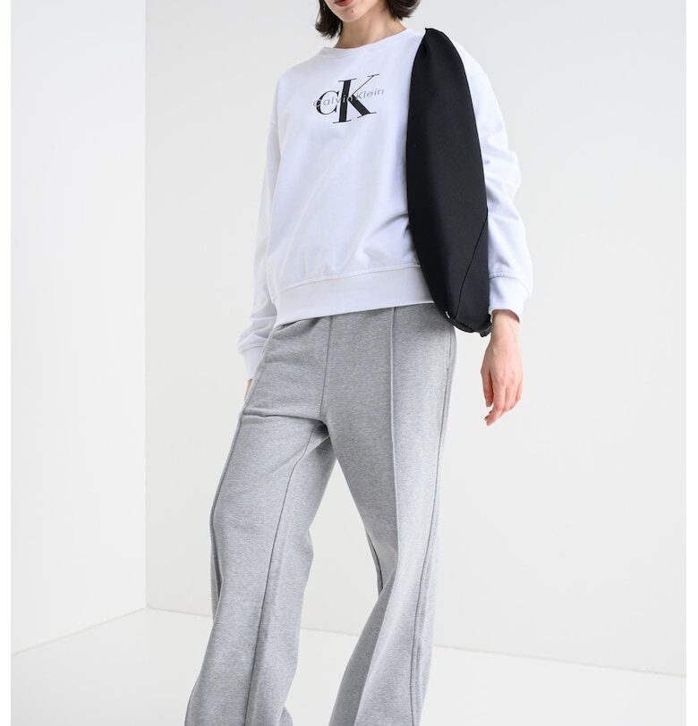 Суитшърт с паднали ръкави и лого CALVIN KLEIN JEANS