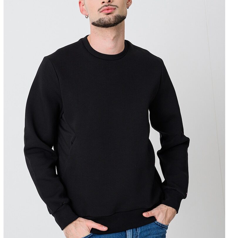 Суитшърт с памук - Черен Tommy Hilfiger