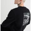 Суитшърт с принт - Черен Karl Lagerfeld