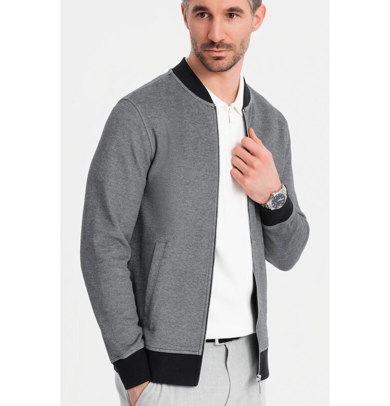 Суитшърт с цип OMBRE