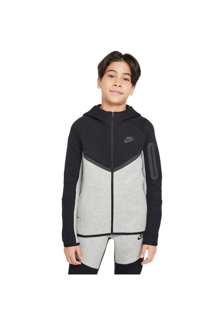Суичър Tech Fleece FZ - PD 50371 - Черен/Сив Nike