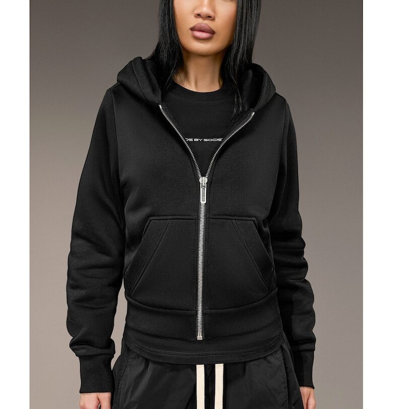 Суичър Произведено от Society – H26176 - Черен Made By Society