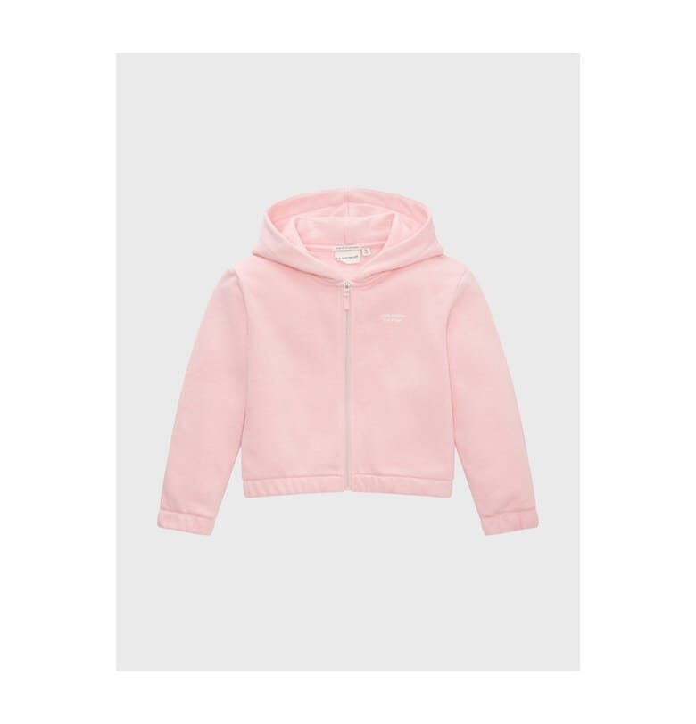 Суичър за момичета -  300599518 - памук - розов - Розово Tom Tailor