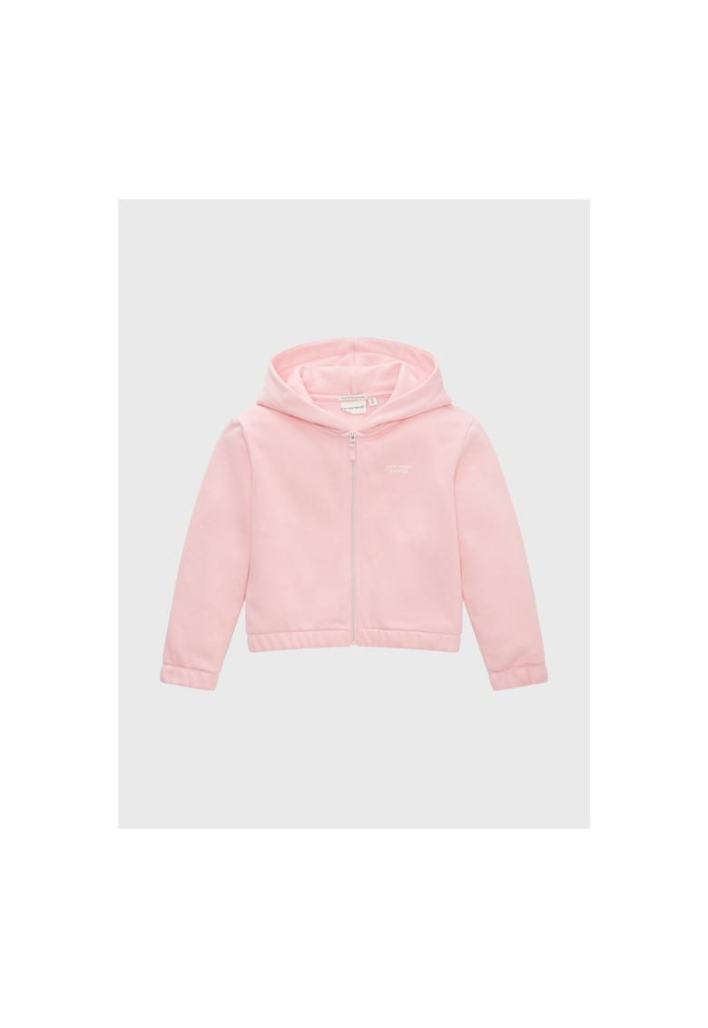 Суичър за момичета - 300599518 - памук - розов - Розово Tom Tailor