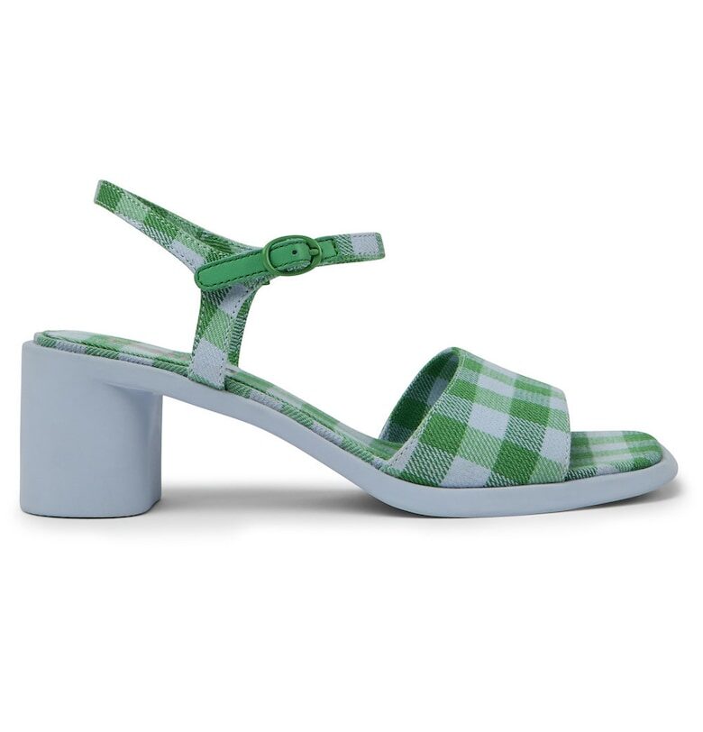 Текстилни сандали Meda с масивен ток Camper