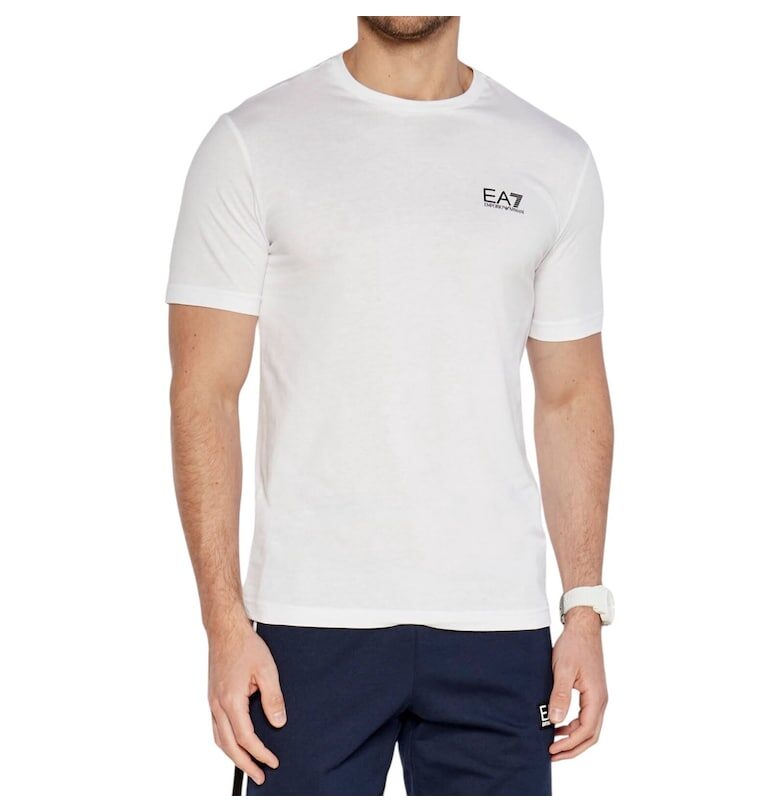 Тениска  EA7 Train Core Id SS25 40772 - Бял Emporio Armani