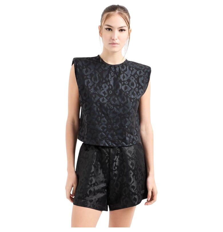 Тениска  EA7 Train Graphic Stretch 40700 - Черен Emporio Armani