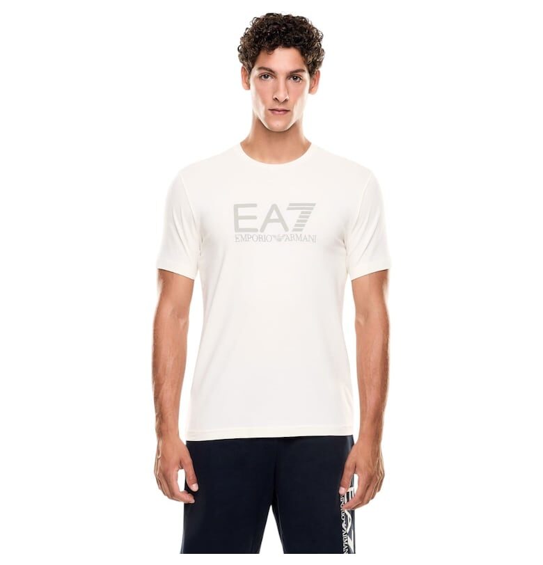 Тениска  EA7 Train Visibility M SS ST 47984 - Бежов Emporio Armani