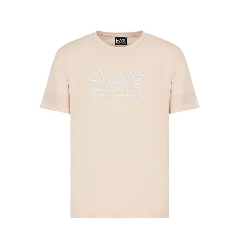 Тениска  EA7 Values 7 Lines - PJ3BZ-6RPT37-1716 28489 - Бежов Emporio Armani