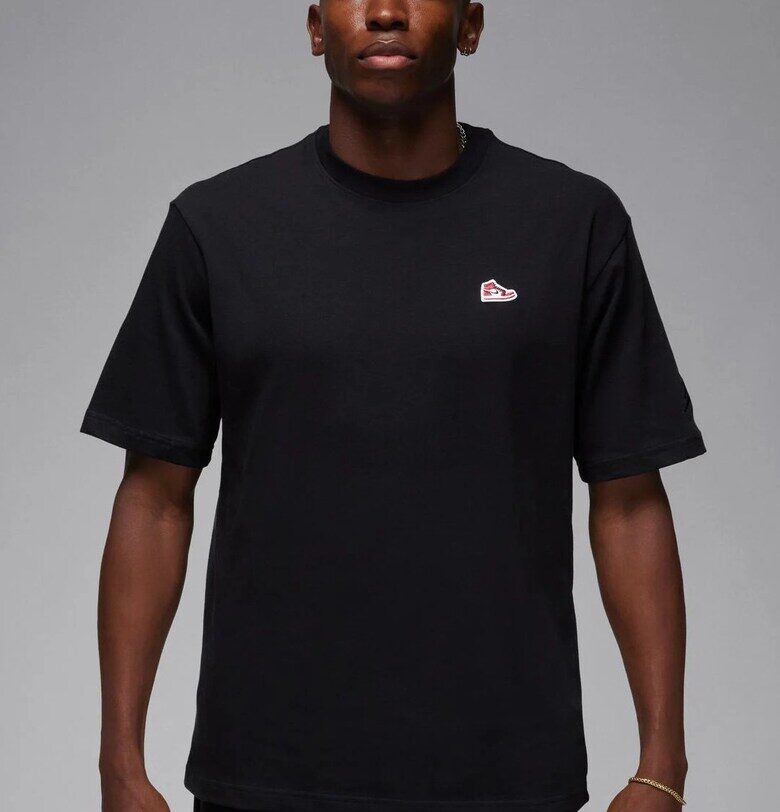 Тениска  MJ Brand Snkr Ptch Ss Crew - Черен Jordan