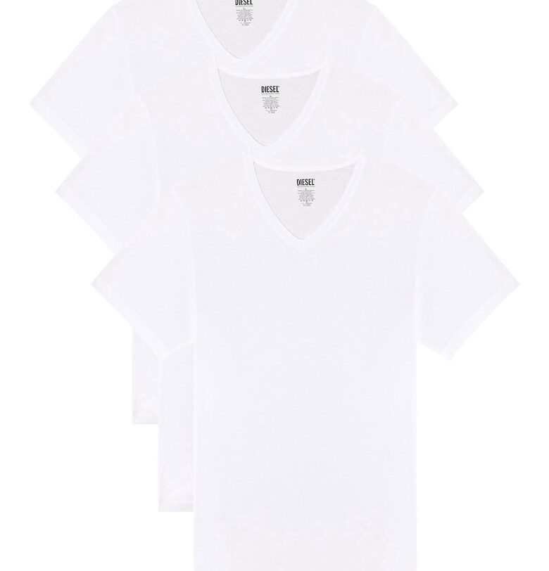 Тениска Michael с шпиц - 3 броя - Бял Diesel