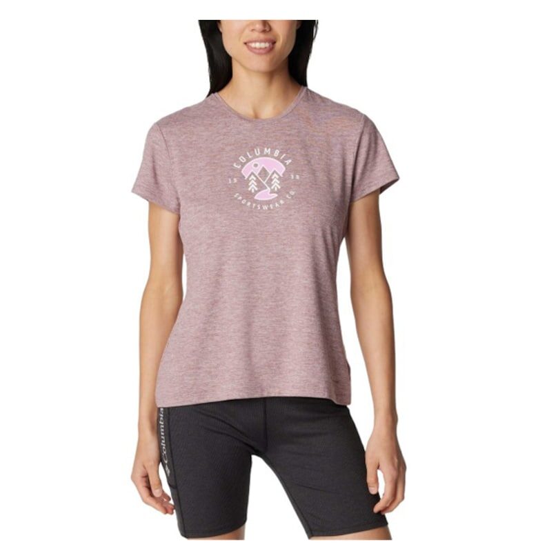 Тениска  Sloan Ridge - червена Columbia