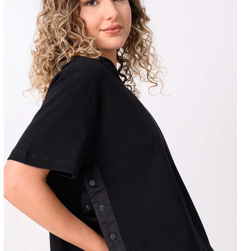 Тениска Zanda с цепки с капси - Черен AllSaints