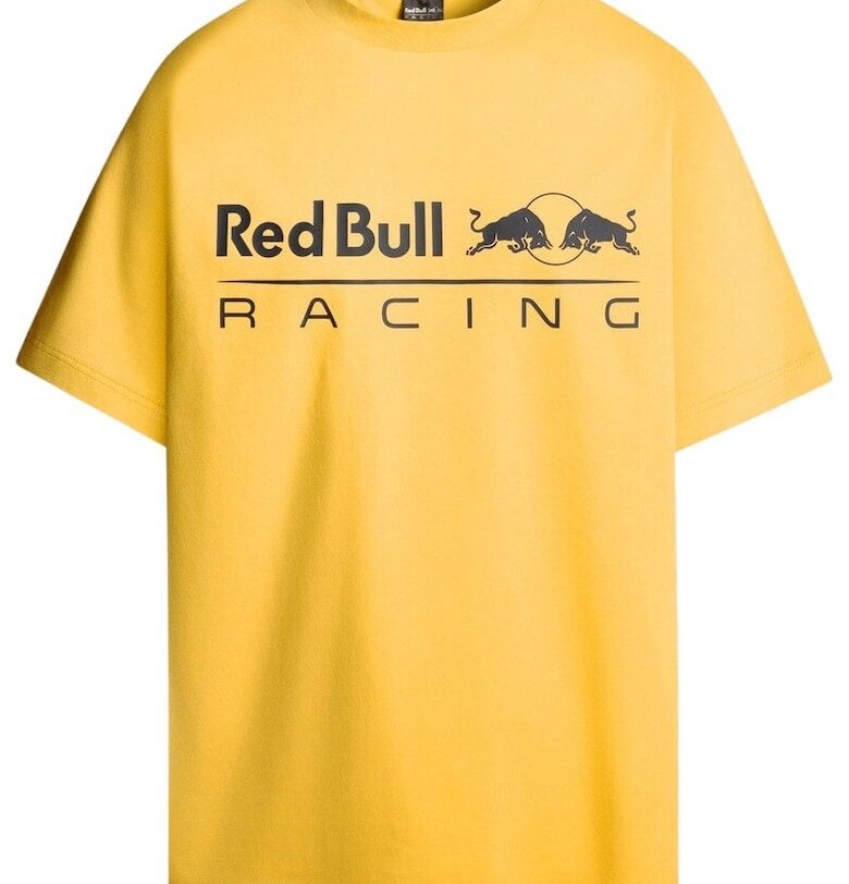 Тениска  x Red Bull Racing с лого 2025 - памук - жълта - Жълт Pepe Jeans