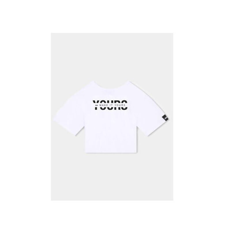 Тениска за момичета -  303060800 - Памук - 164 см - Бяла DKNY