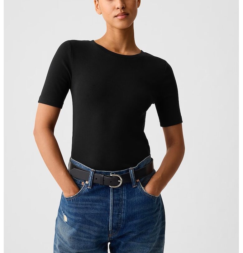 Тениска с модал - Черен GAP