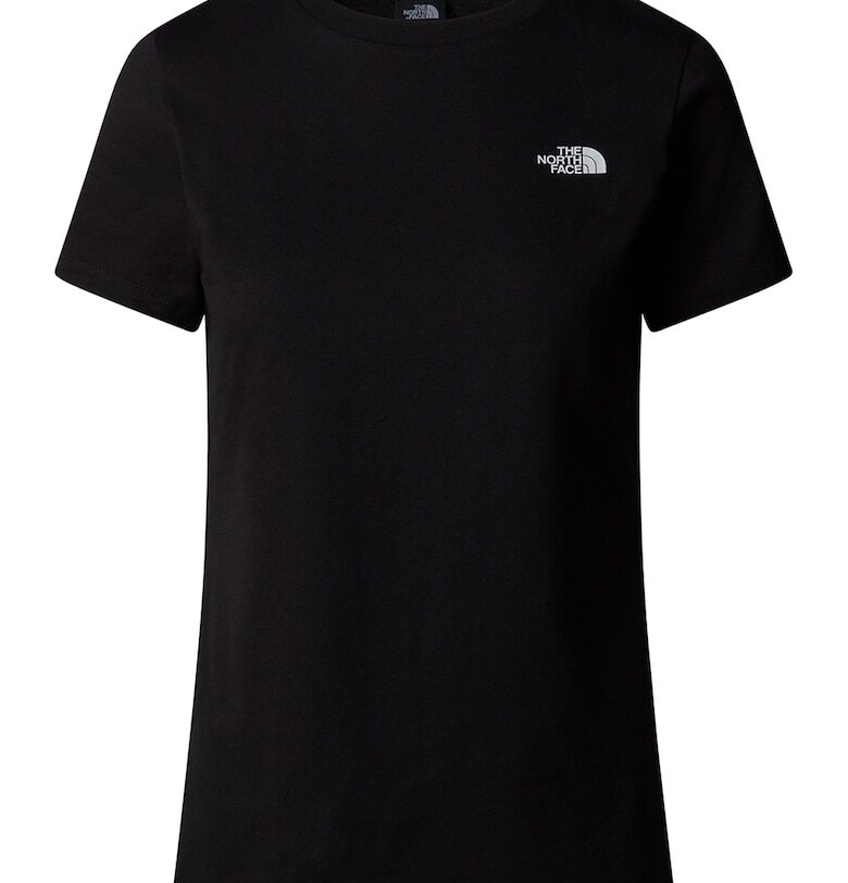 Тениска с овално деколте и лого - Черен The North Face