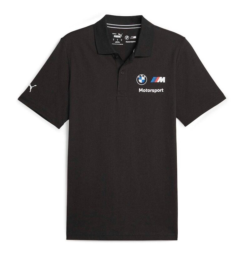 Тениска с яка BMW Motorsport - Черен Puma